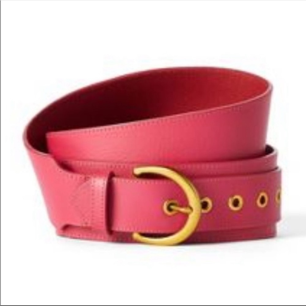 Sergio Hudson x Target Wide Leather Belt.